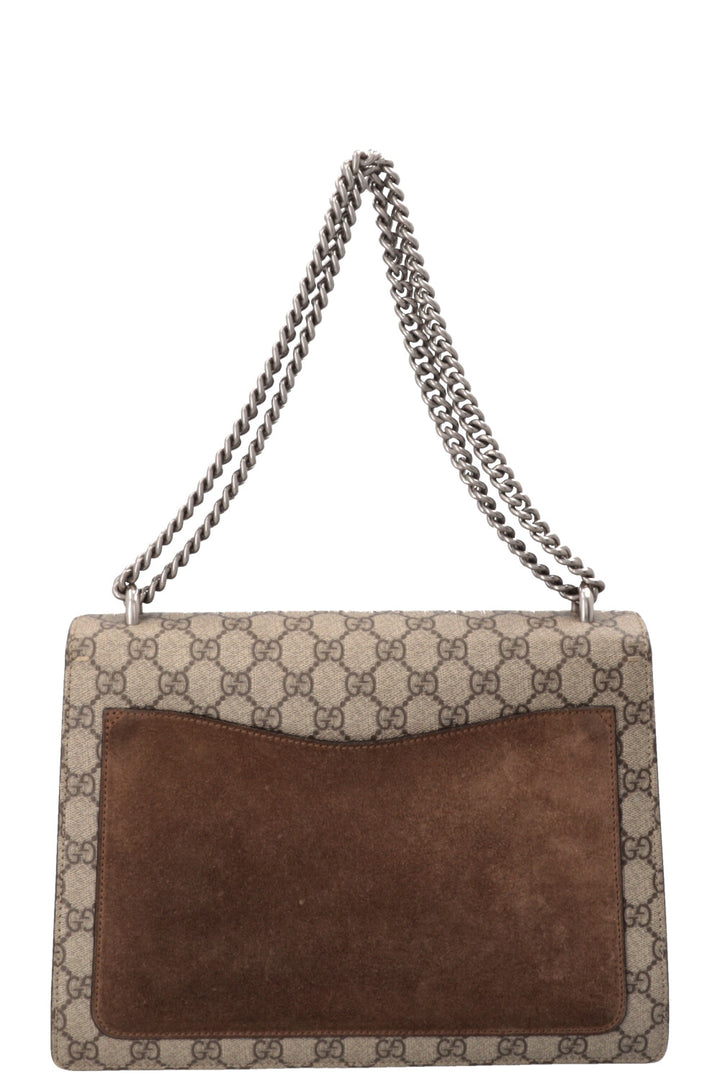 GUCCI Dionysus GG Supreme Bag Medium Brown