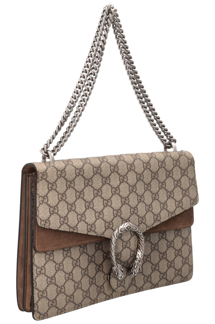 GUCCI Dionysus GG Supreme Bag Medium Brown