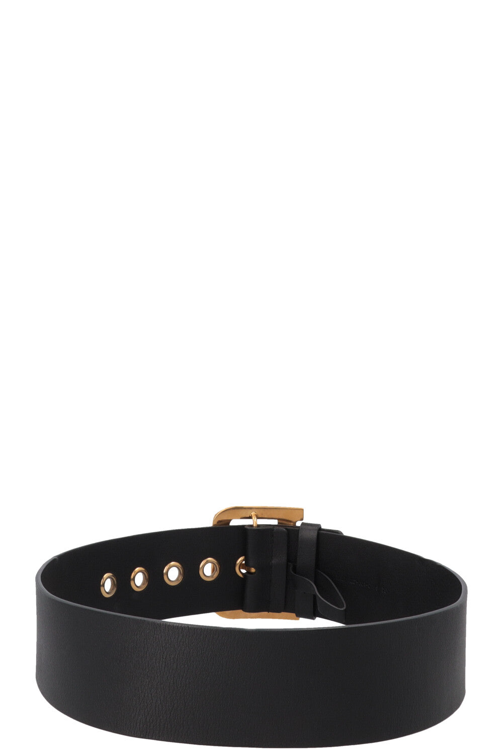 CHISTIAN DIOR D-Fence Belt Leather Black