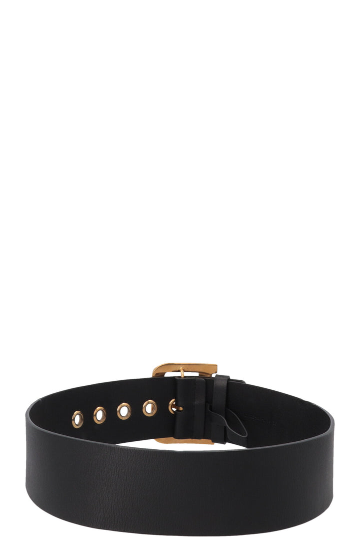 CHISTIAN DIOR D-Fence Belt Leather Black