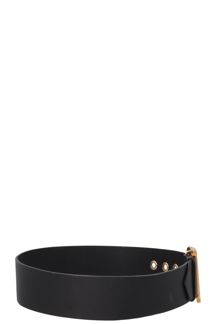 CHISTIAN DIOR D-Fence Belt Leather Black