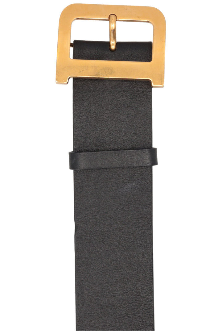 CHISTIAN DIOR D-Fence Belt Leather Black