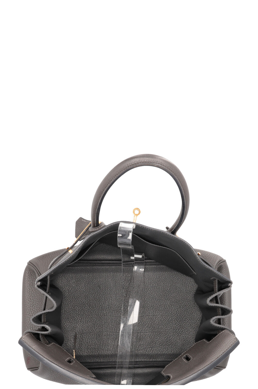 HERMÈS Birkin 35 Retourne Togo Gris Tourterelle