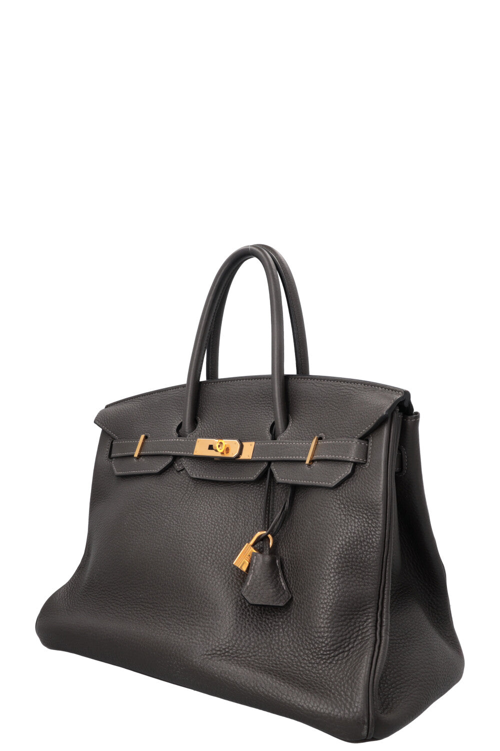 HERMÈS Birkin 35 Retourne Togo Gris Tourterelle
