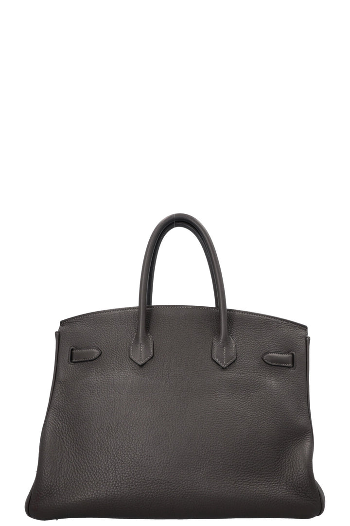 HERMÈS Birkin 35 Retourne Togo Gris Tourterelle