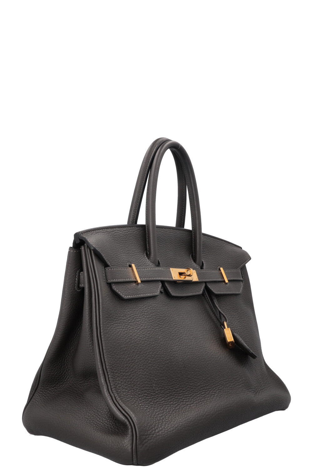 HERMÈS Birkin 35 Retourne Togo Gris Tourterelle