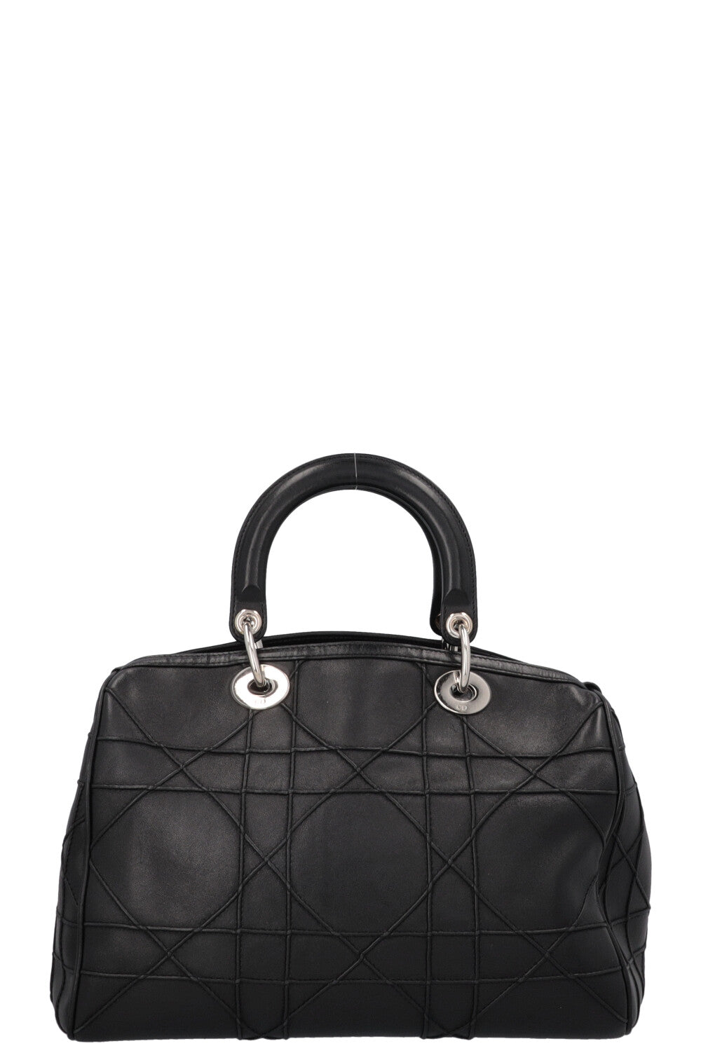 CHRISTIAN DIOR Granville Cannage Bowling Lady Dior Black