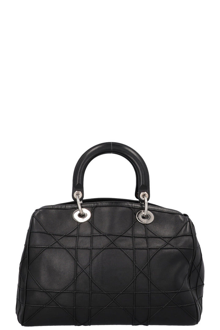CHRISTIAN DIOR Granville Cannage Bowling Lady Dior Black