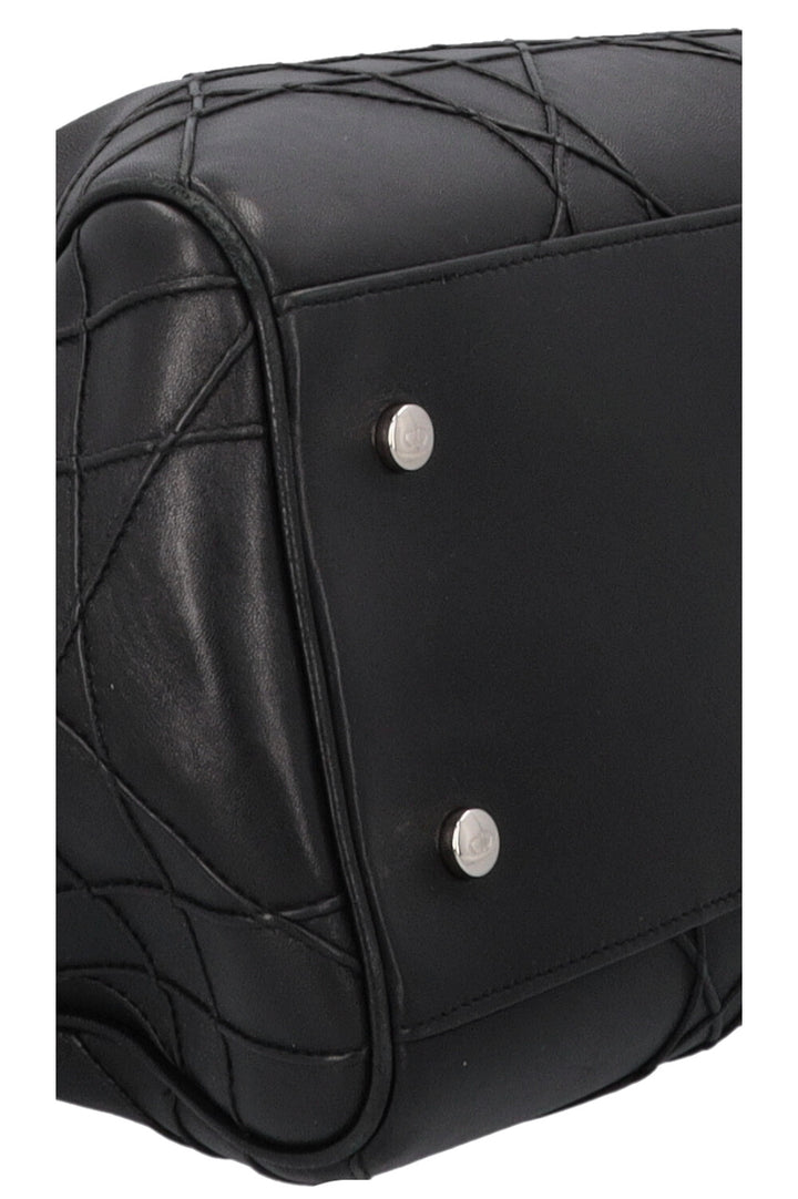 CHRISTIAN DIOR Granville Cannage Bowling Lady Dior Black