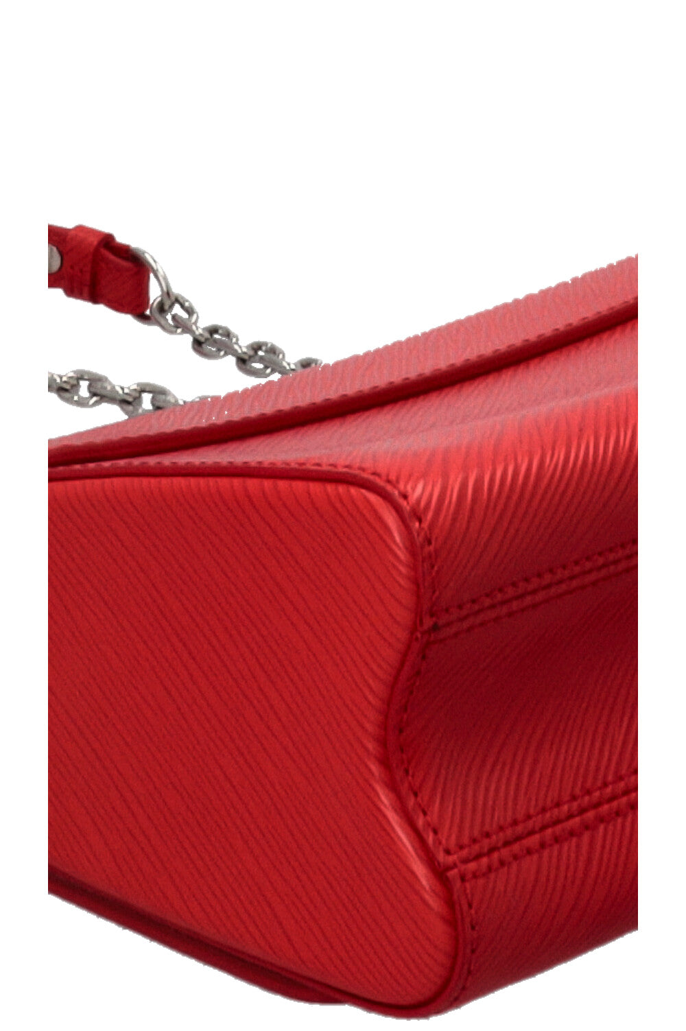 LOUIS VUITTON Twist MM Crossbody Bag Epi Red