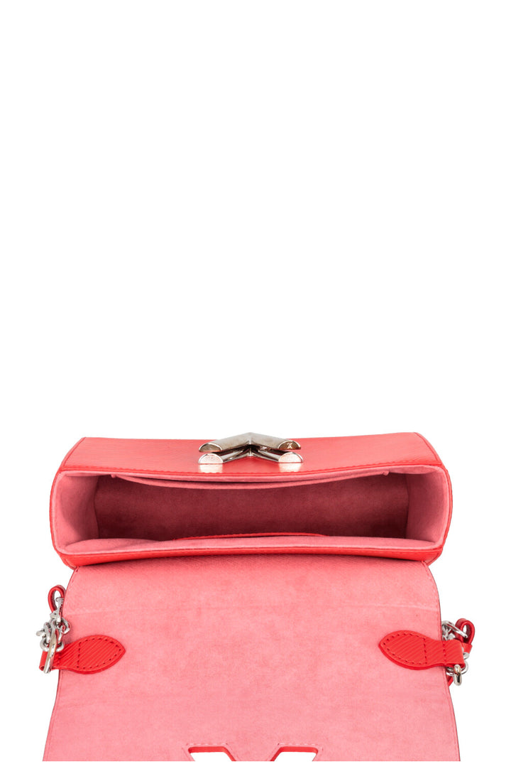 LOUIS VUITTON Twist MM Crossbody Bag Epi Red