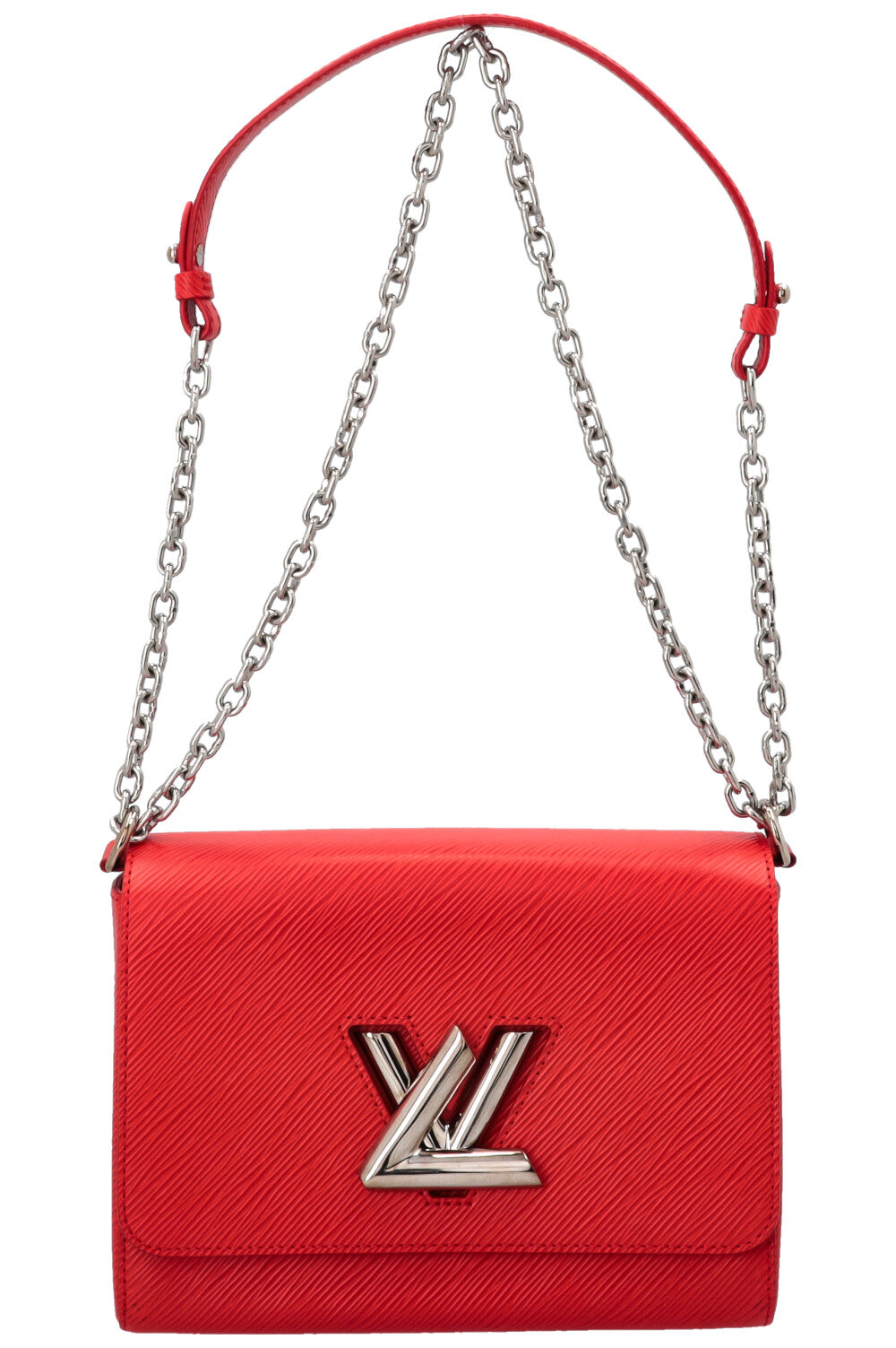 LOUIS VUITTON Twist MM Crossbody Bag Epi Red