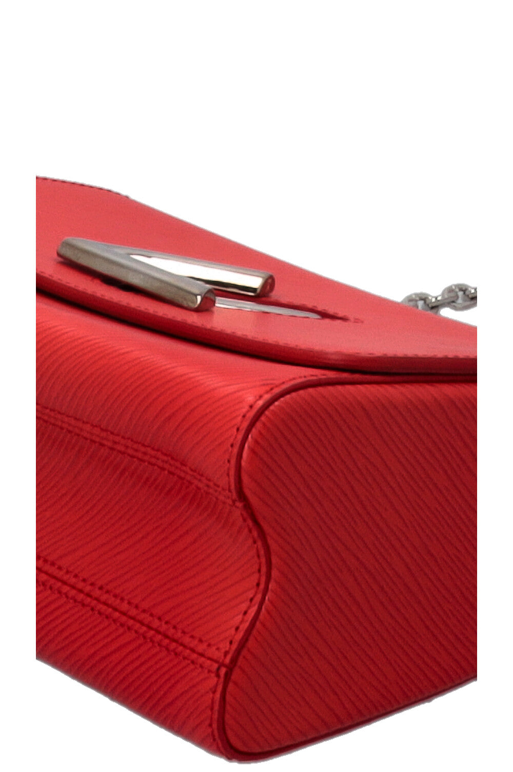 LOUIS VUITTON Twist MM Crossbody Bag Epi Red