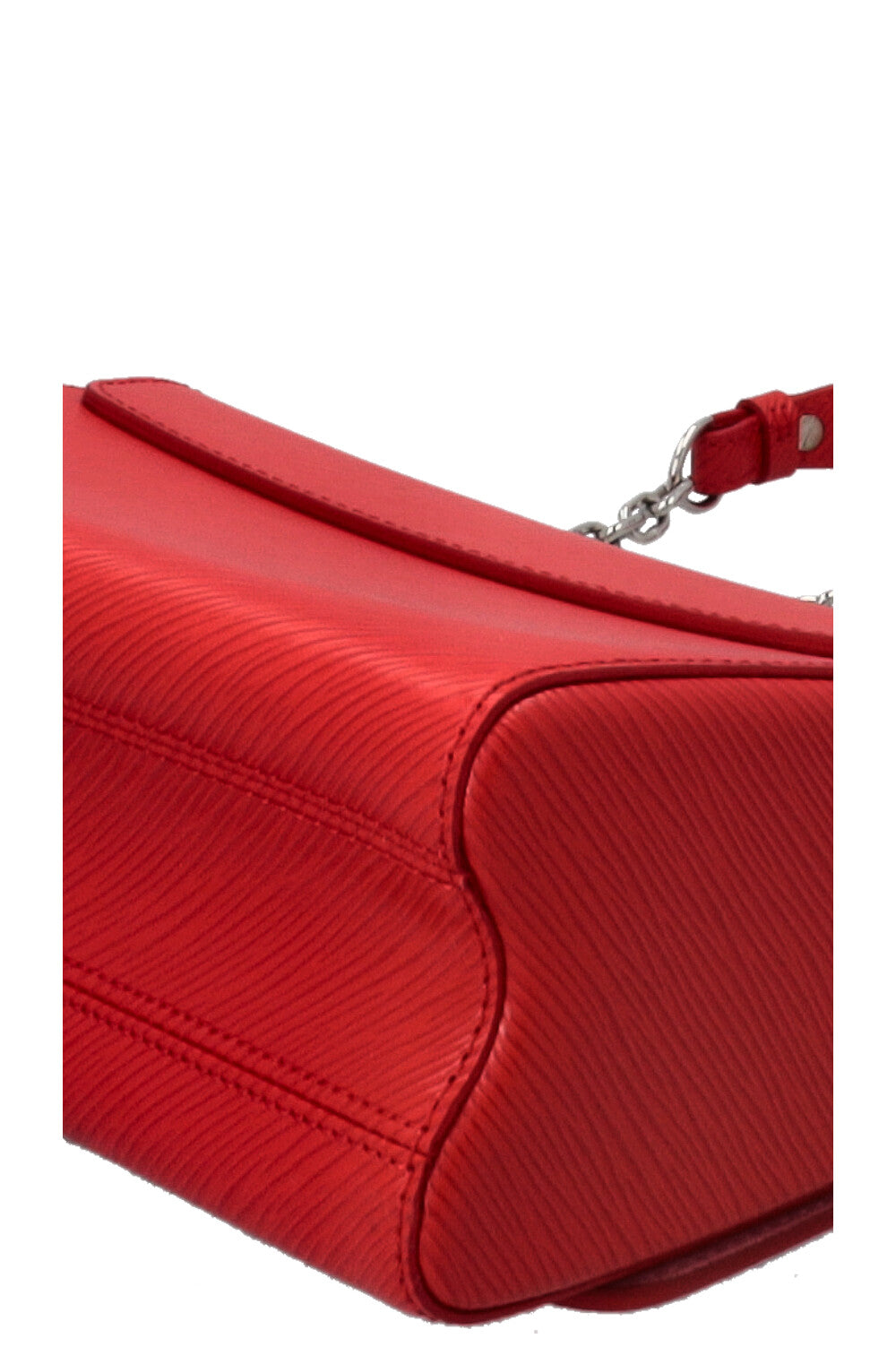 LOUIS VUITTON Twist MM Crossbody Bag Epi Red