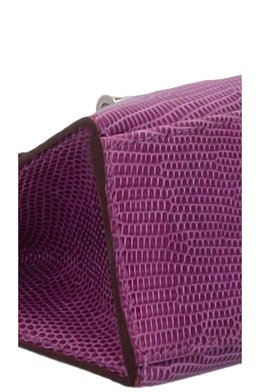 HERMÈS Kelly Pochette Lizard Violet