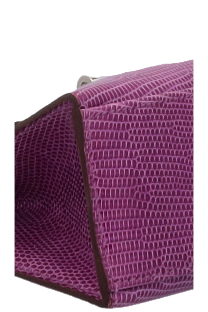 HERMÈS Kelly Pochette Lizard Violet