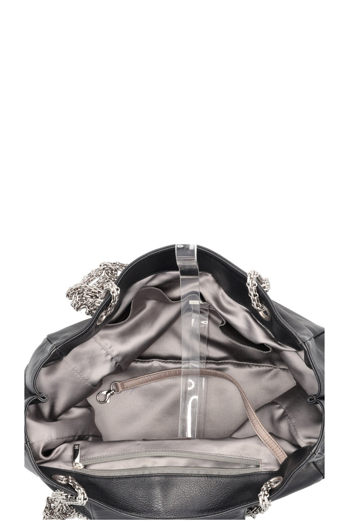 CHANEL Mademoiselle Turnlock Tote Bag Black