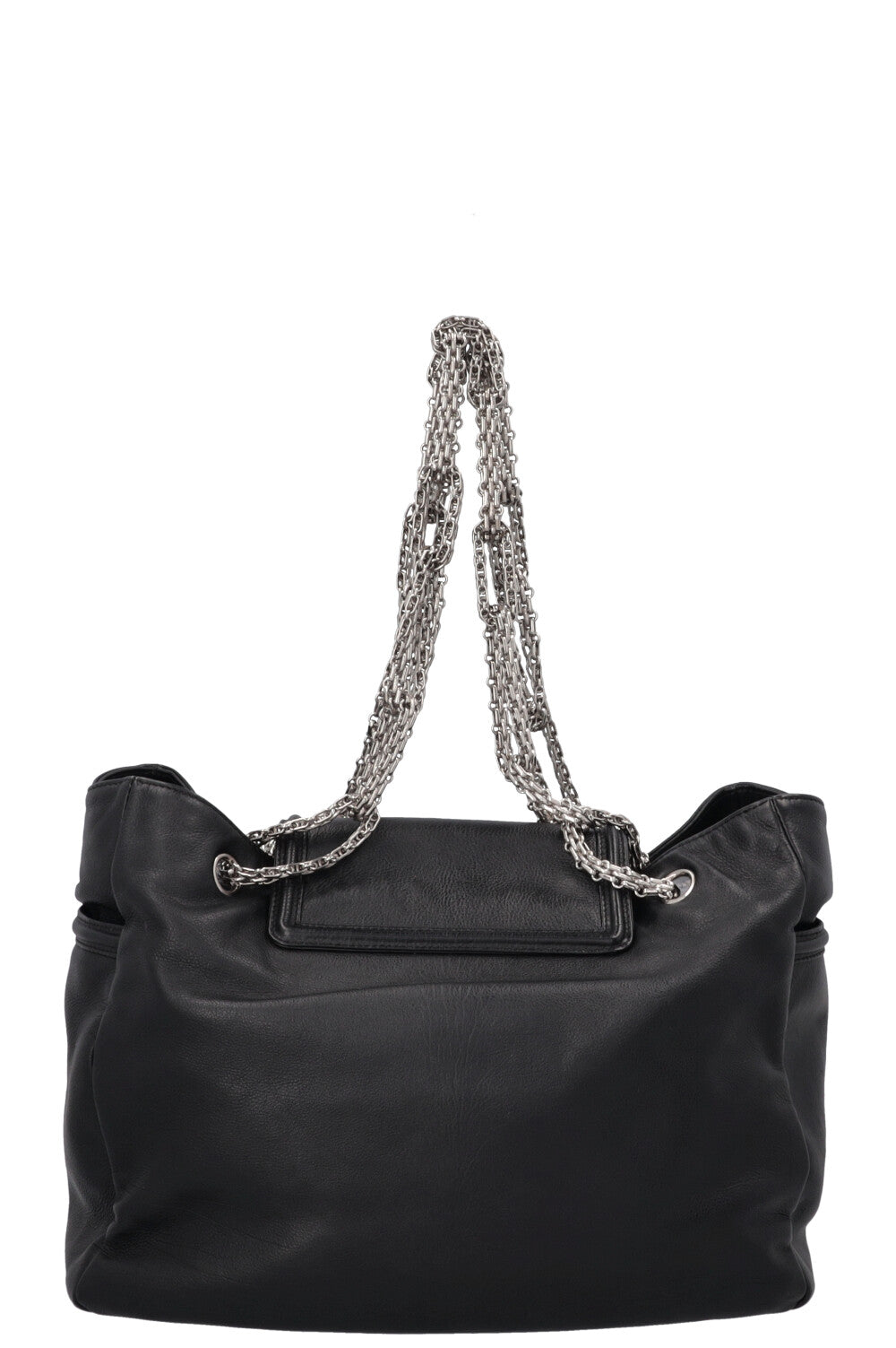 CHANEL Mademoiselle Turnlock Tote Bag Black