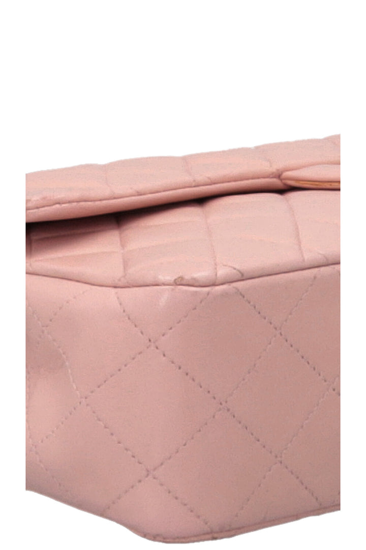 CHANEL Medium Classic Double Flap Bag Pink