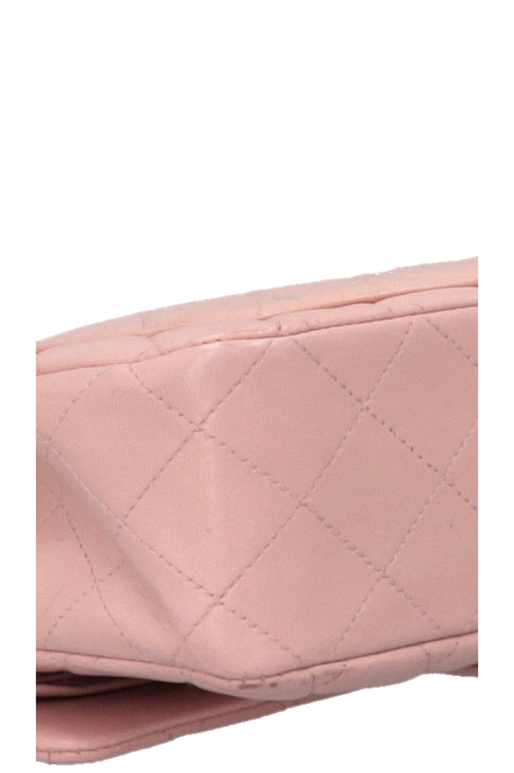 CHANEL Medium Classic Double Flap Bag Pink