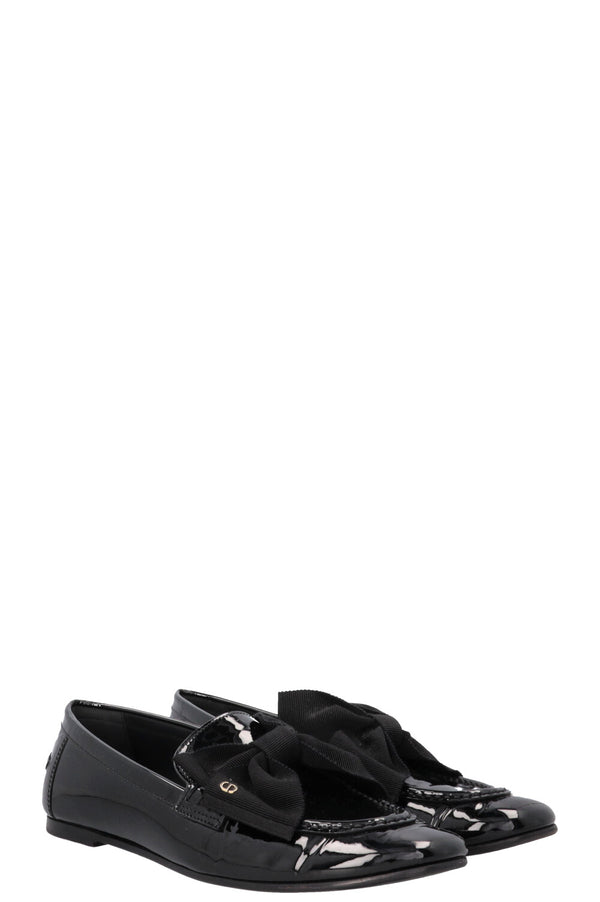 CHRISTIAN DIOR Diorissimo Loafer Patent Black