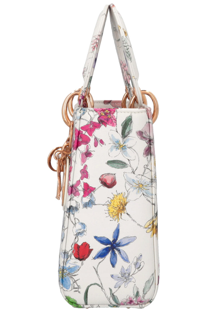 CHRISTIAN DIOR Florilegio Small Lady Dior White