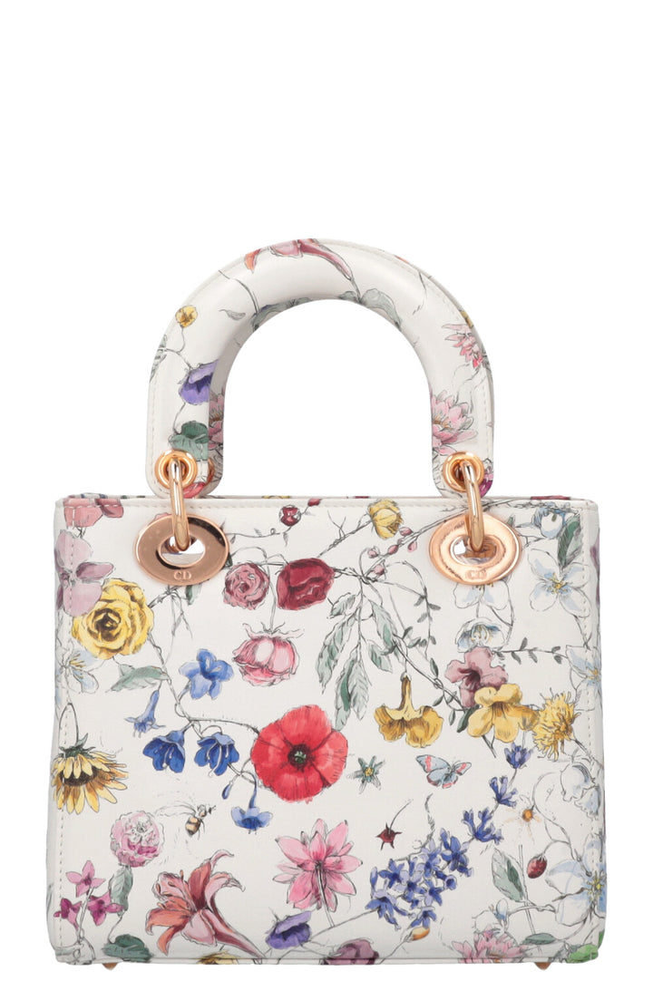 CHRISTIAN DIOR Florilegio Small Lady Dior White