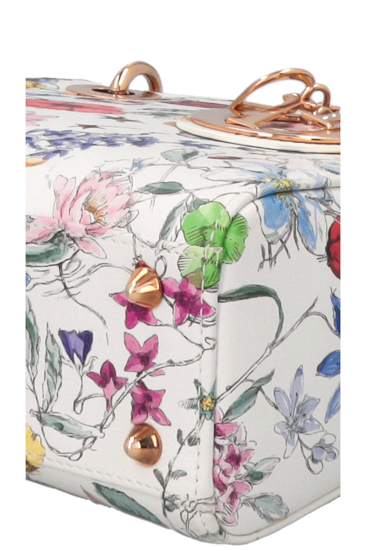 CHRISTIAN DIOR Florilegio Small Lady Dior White