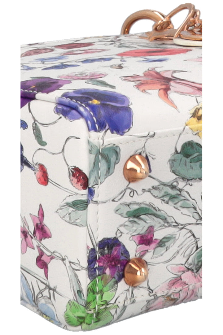 CHRISTIAN DIOR Florilegio Small Lady Dior White