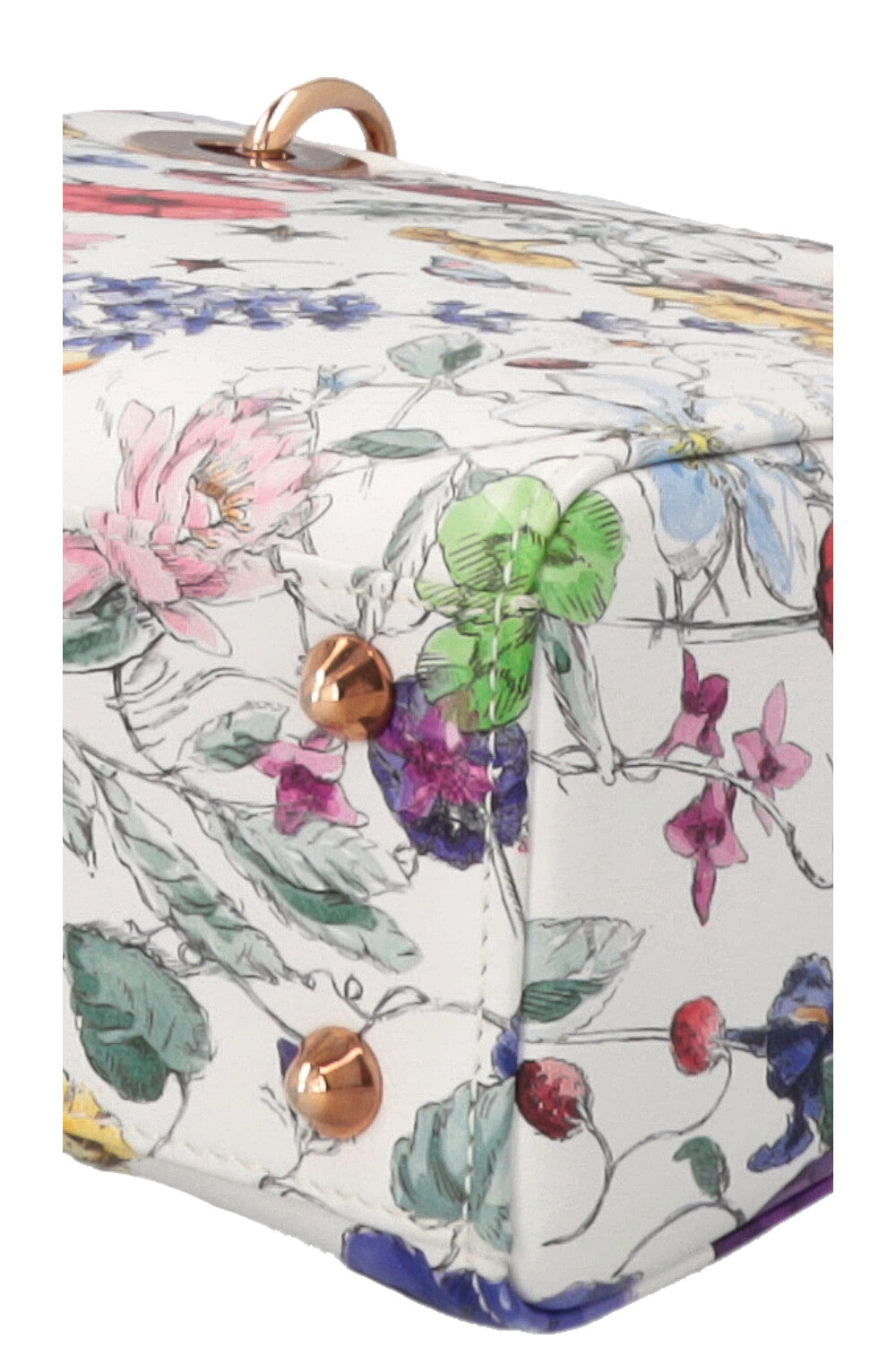 CHRISTIAN DIOR Florilegio Small Lady Dior White