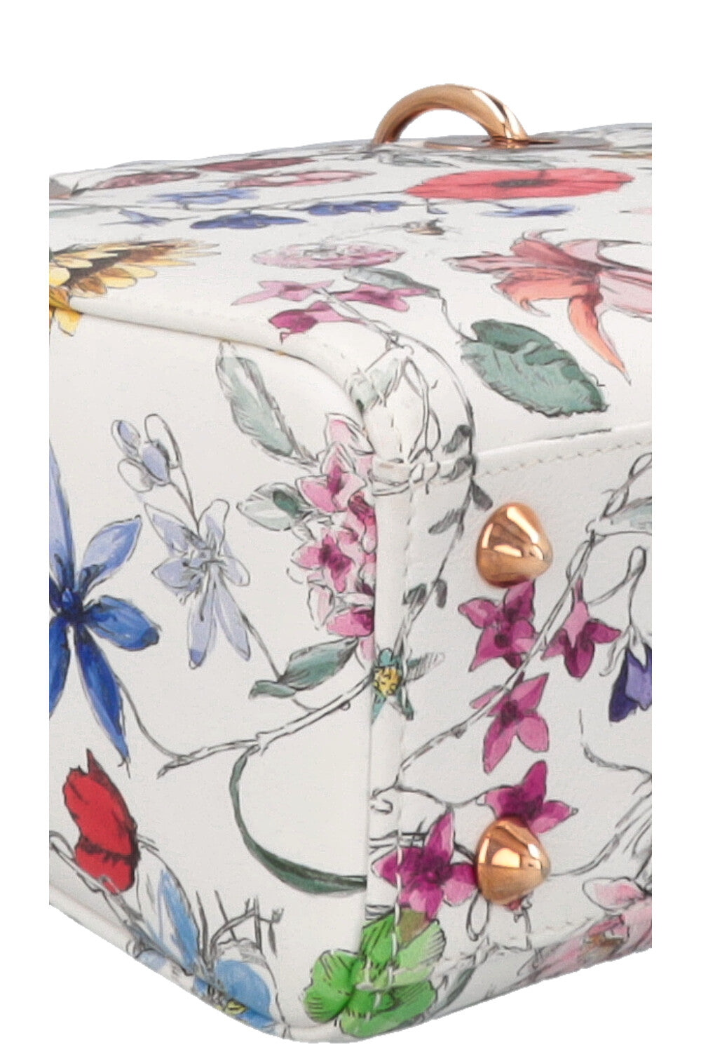 CHRISTIAN DIOR Florilegio Small Lady Dior White