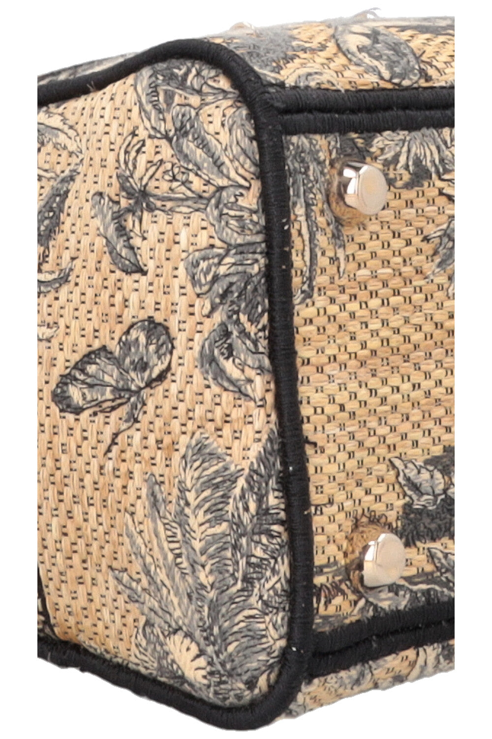 CHRISTIAN DIOR Medium Dioriviera Lady Dior Raffia