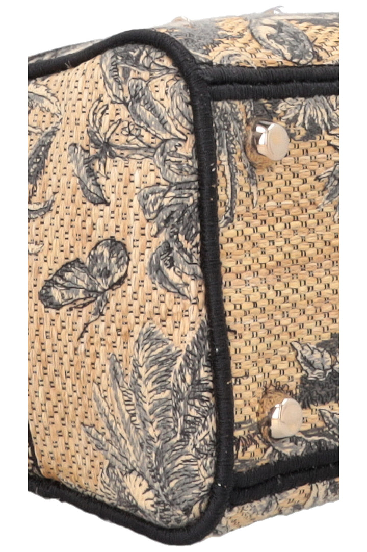 CHRISTIAN DIOR Medium Dioriviera Lady Dior Raffia
