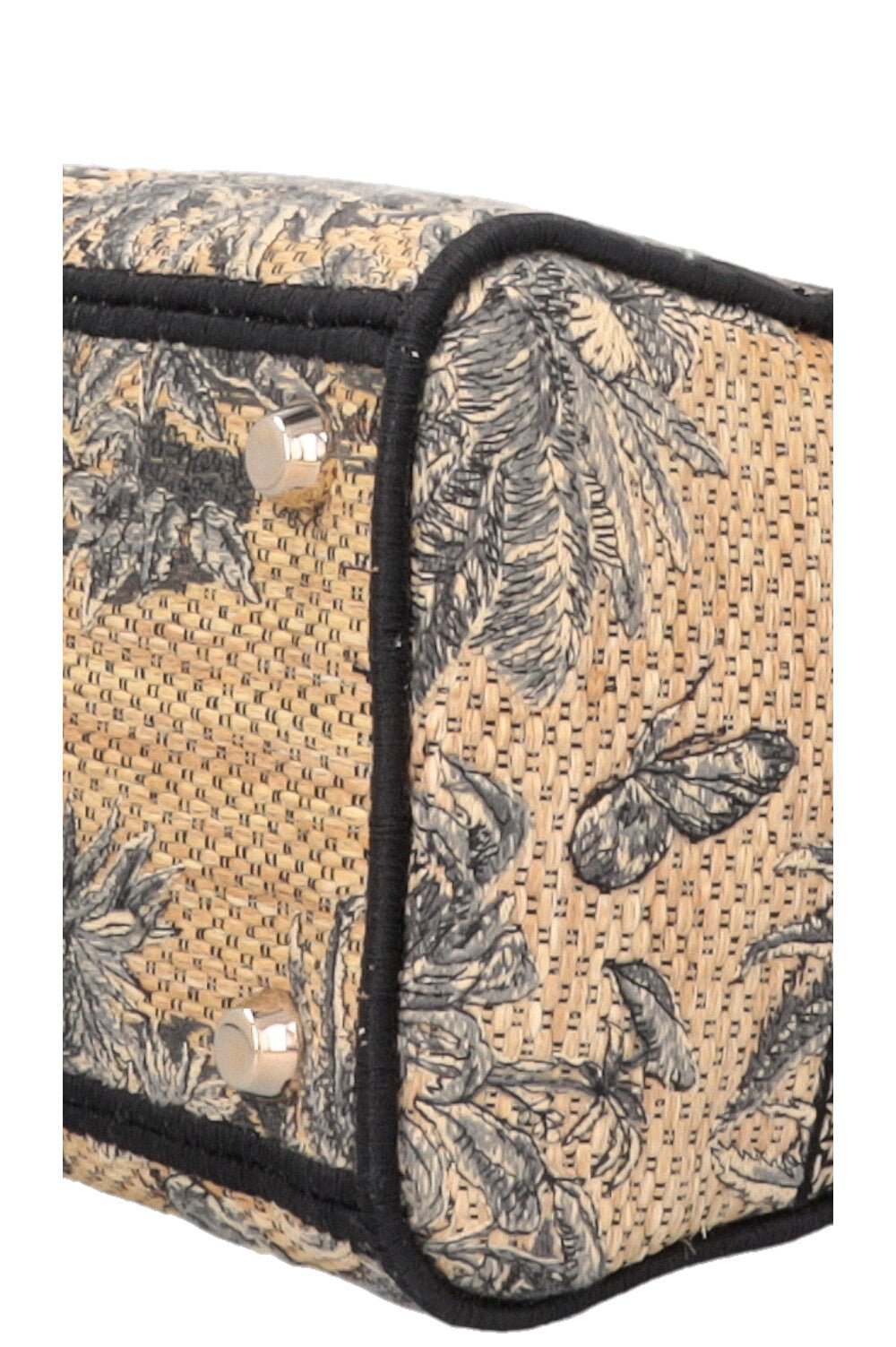 CHRISTIAN DIOR Medium Dioriviera Lady Dior Raffia