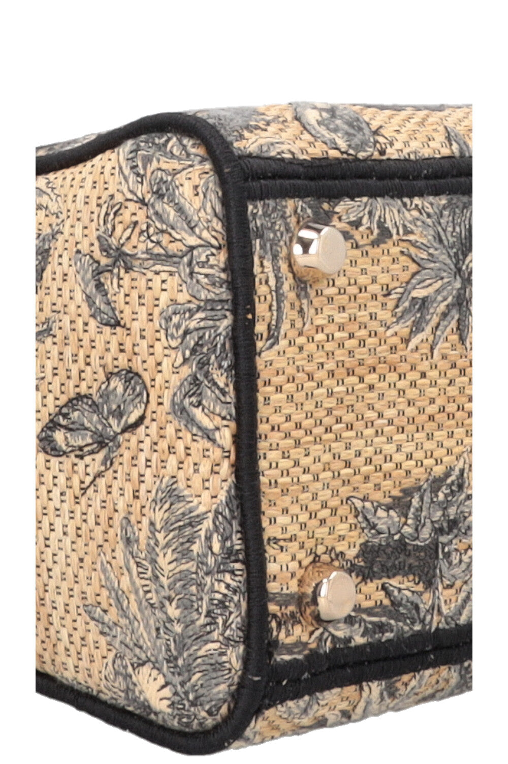 CHRISTIAN DIOR Medium Dioriviera Lady Dior Raffia