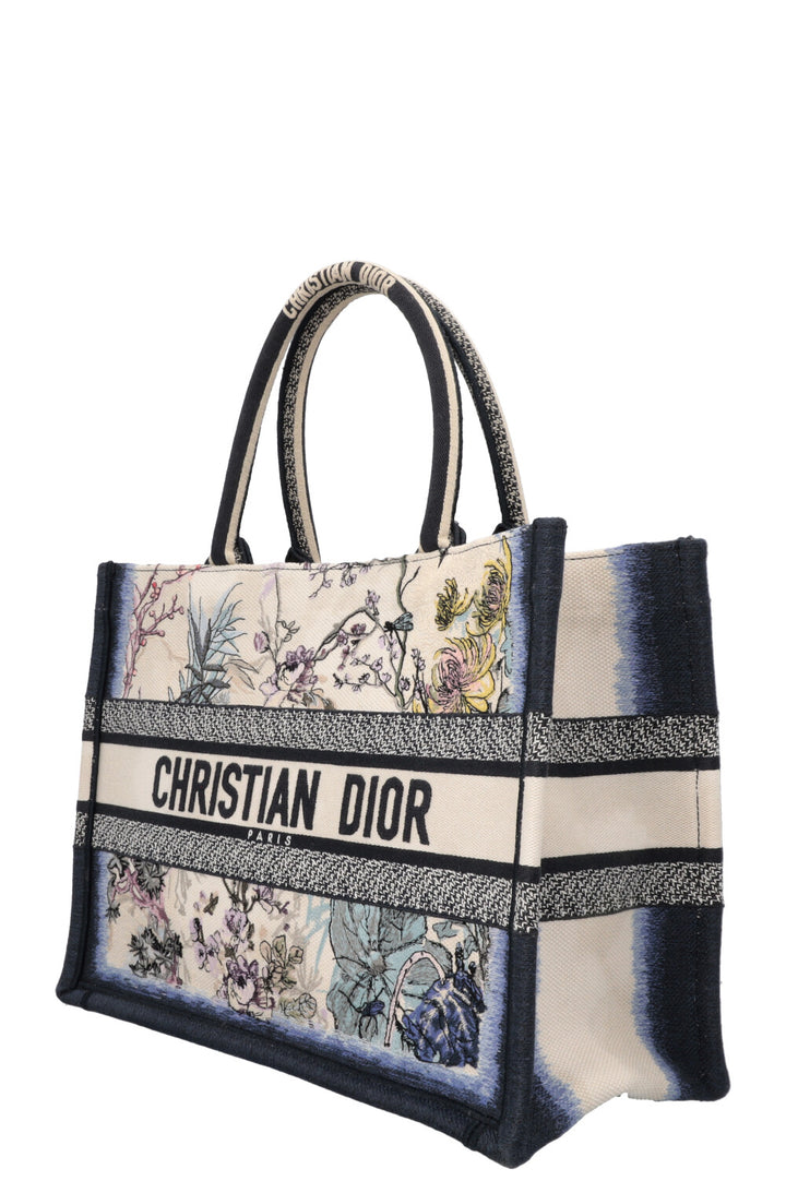 CHRISTIAN DIOR Medium Book Tote Panelli Embroidery