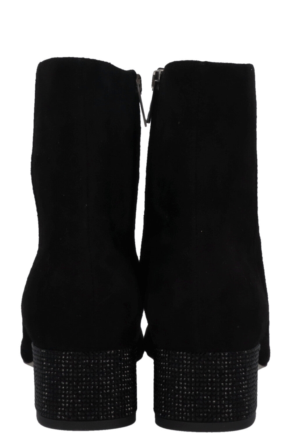 Bottines Bonnie en daim noir de RENÉ CAOVILLA