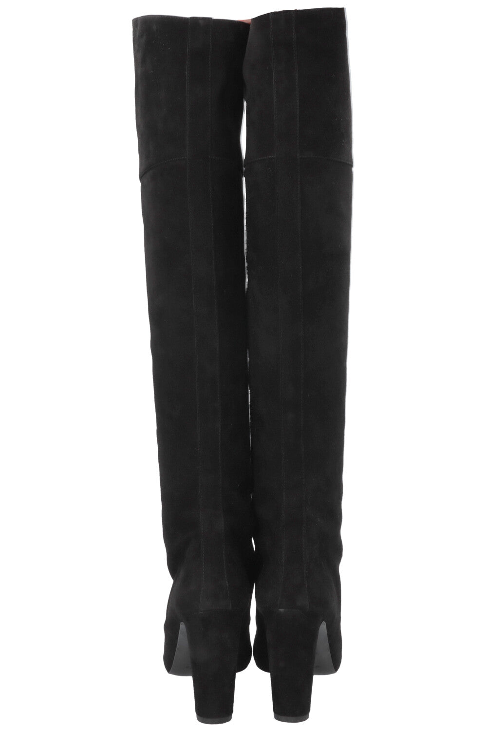 Bottes hautes HERMÈS en daim noir