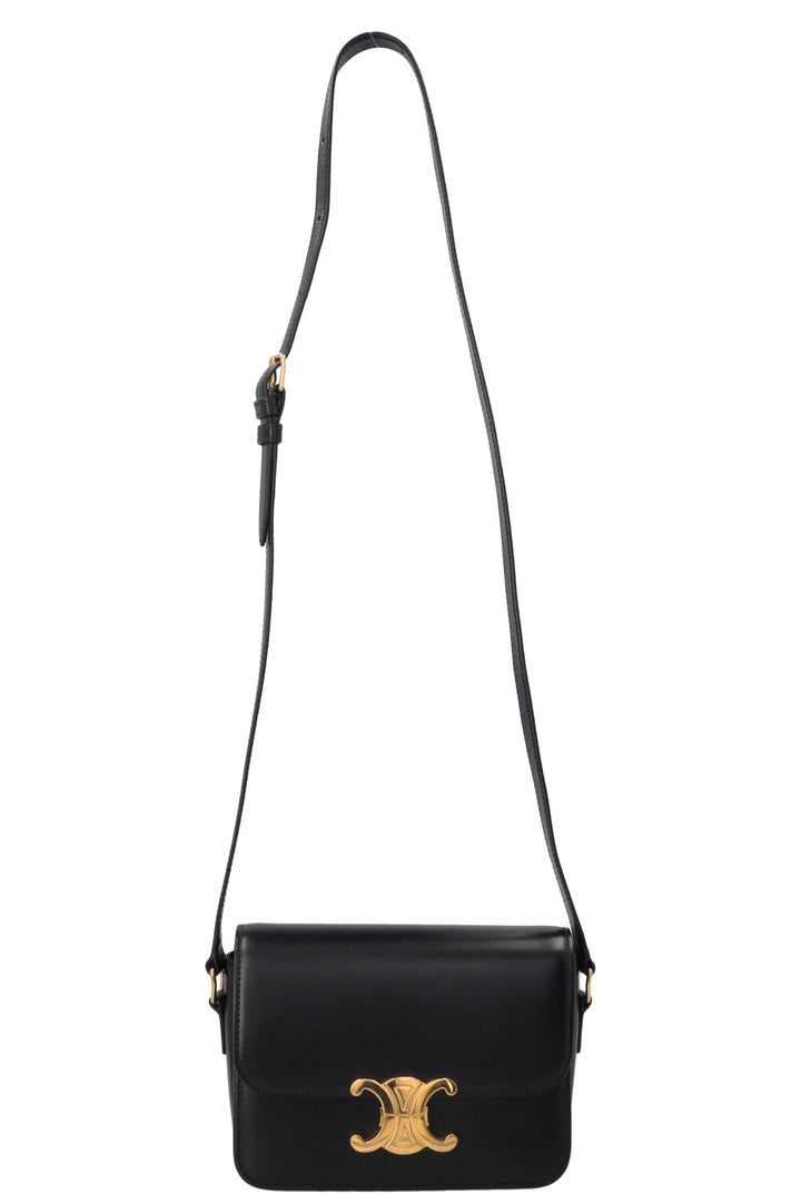 CELINE Teen Triomph Crossbody Bag Black