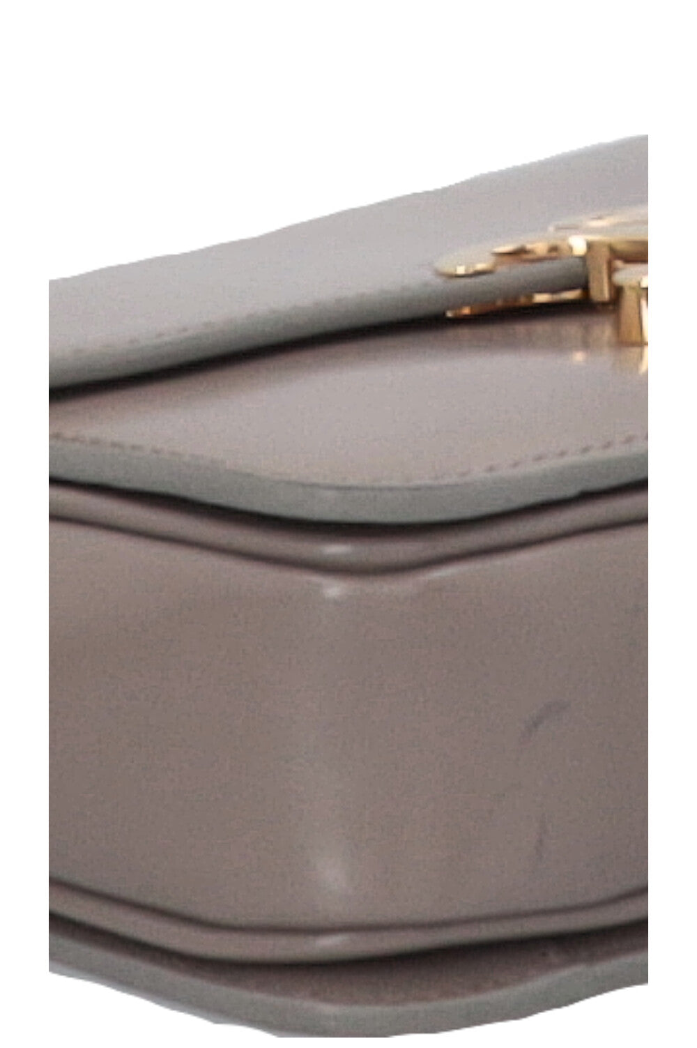 CELINE Teen Triomph Crossbody Bag Grey