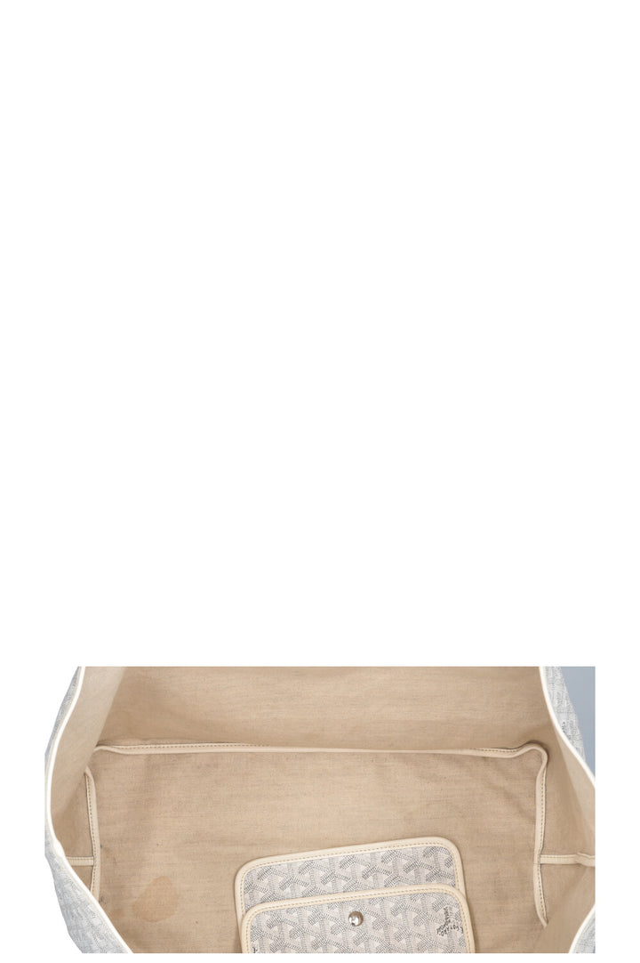 GOYARD Saint Louis GM Goyardine White