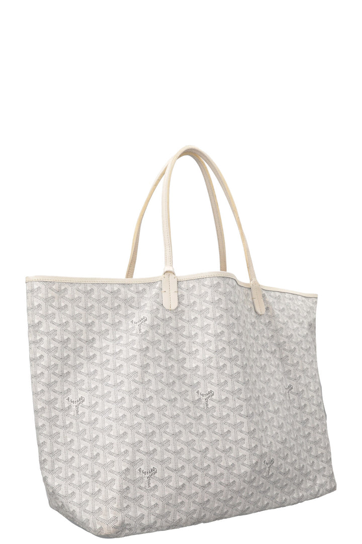 GOYARD Saint Louis GM Goyardine White