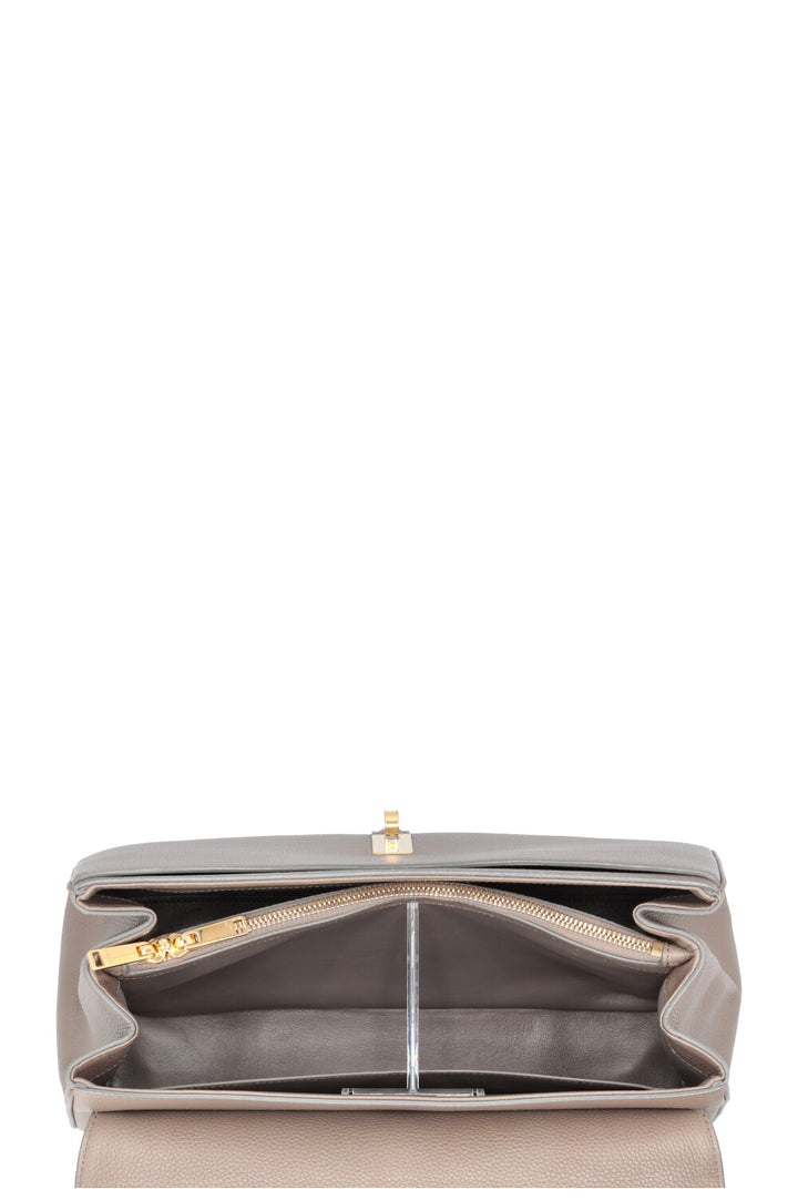 CELINE 16 Bag Classic Leather Taupe