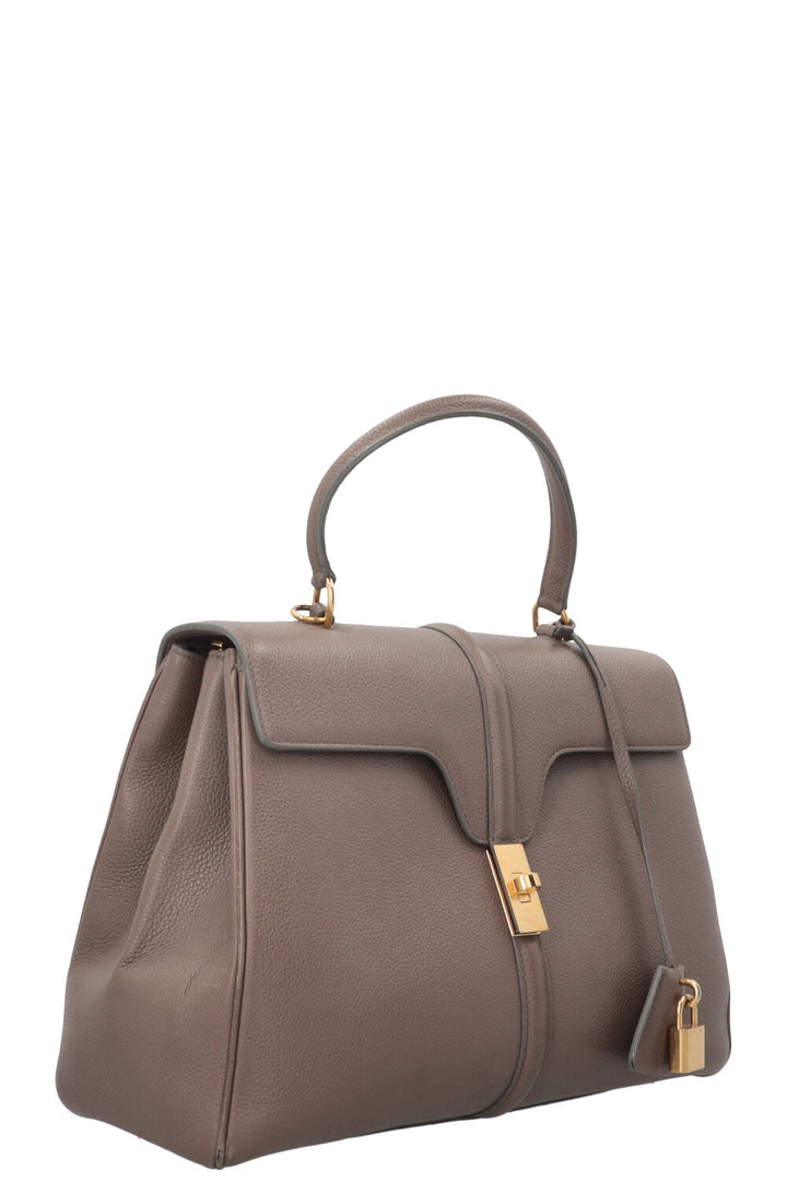 CELINE 16 Bag Classic Leather Taupe