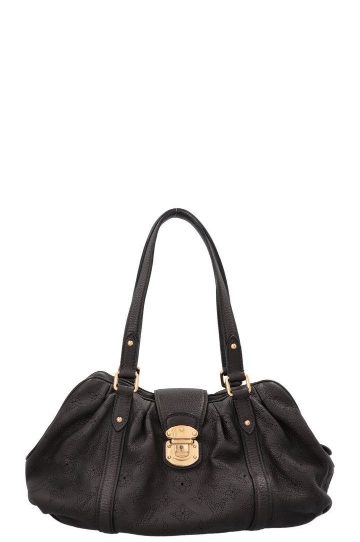 LOUIS VUITTON Sac Lunar Mahina Marron