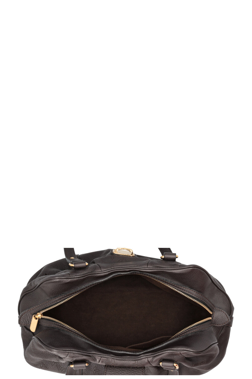LOUIS VUITTON Sac Lunar Mahina Marron