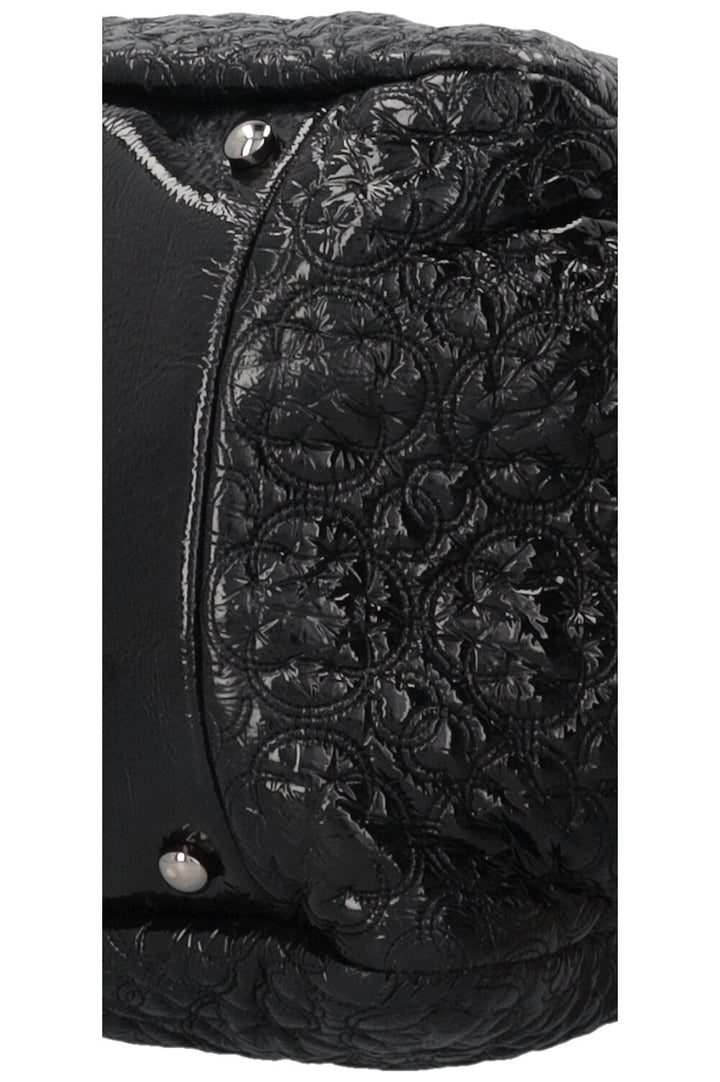 CHANEL Rock in Moscow Accordion Tote Patent Black