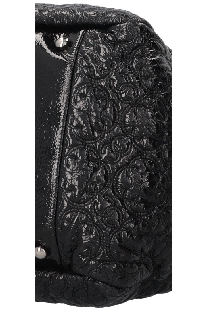 CHANEL Rock in Moscow Accordion Tote Patent Black