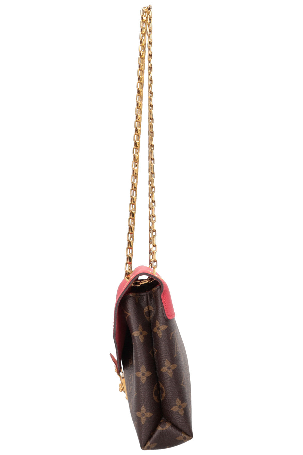 LOUIS VUITTON Pallas Chain Bag MNG Canvas Pink