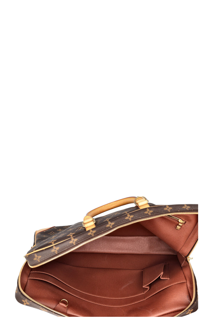 LOUIS VUITTON Porte Documents Voyage Briefcase MNG Canvas